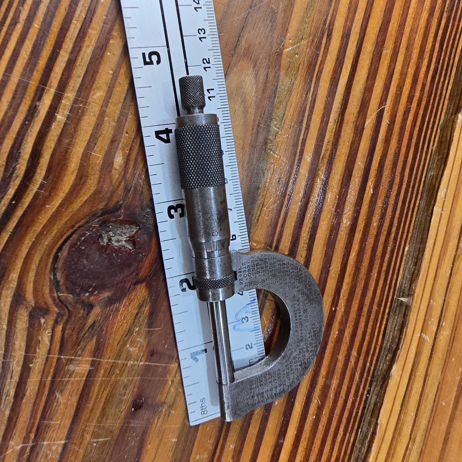 Vintage Starrett No. 3 Outside Micrometer T0145