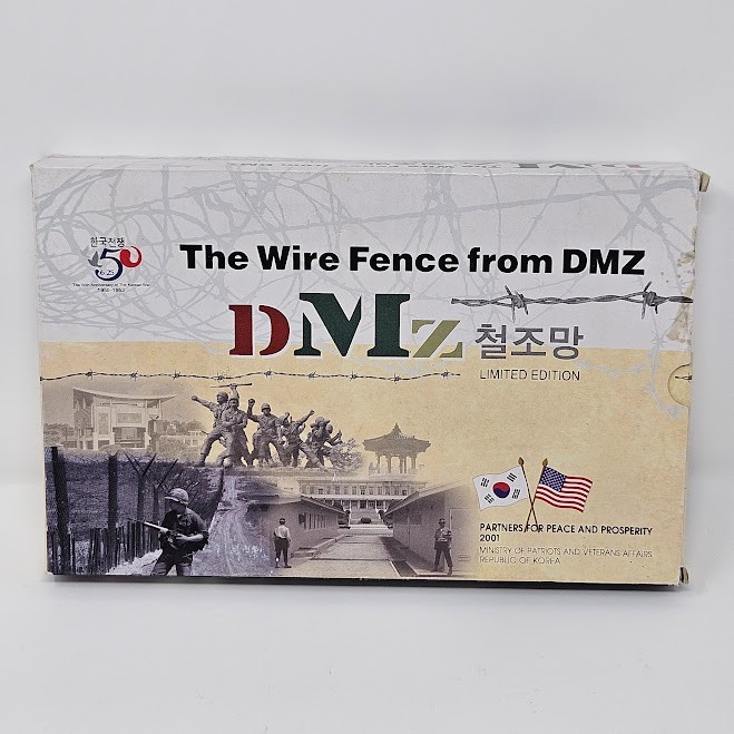 Vtg The Wire Fence From DMZ 50th Anniversary Limited Edition Korean War Souvenir