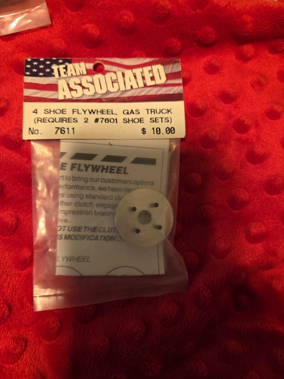 Team Associated  Rc10gt Nitro Ds 7611 4 Shoe Flywheel
