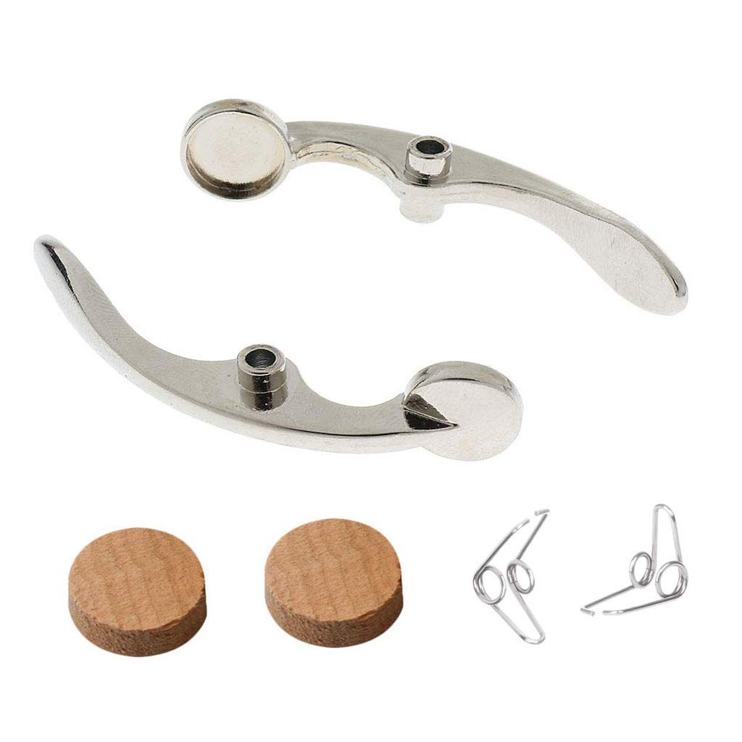 Liyafy 6Pcs Trumpet Water Key/Spit Valve kit with Spring Cork Pad Wind Instru...
