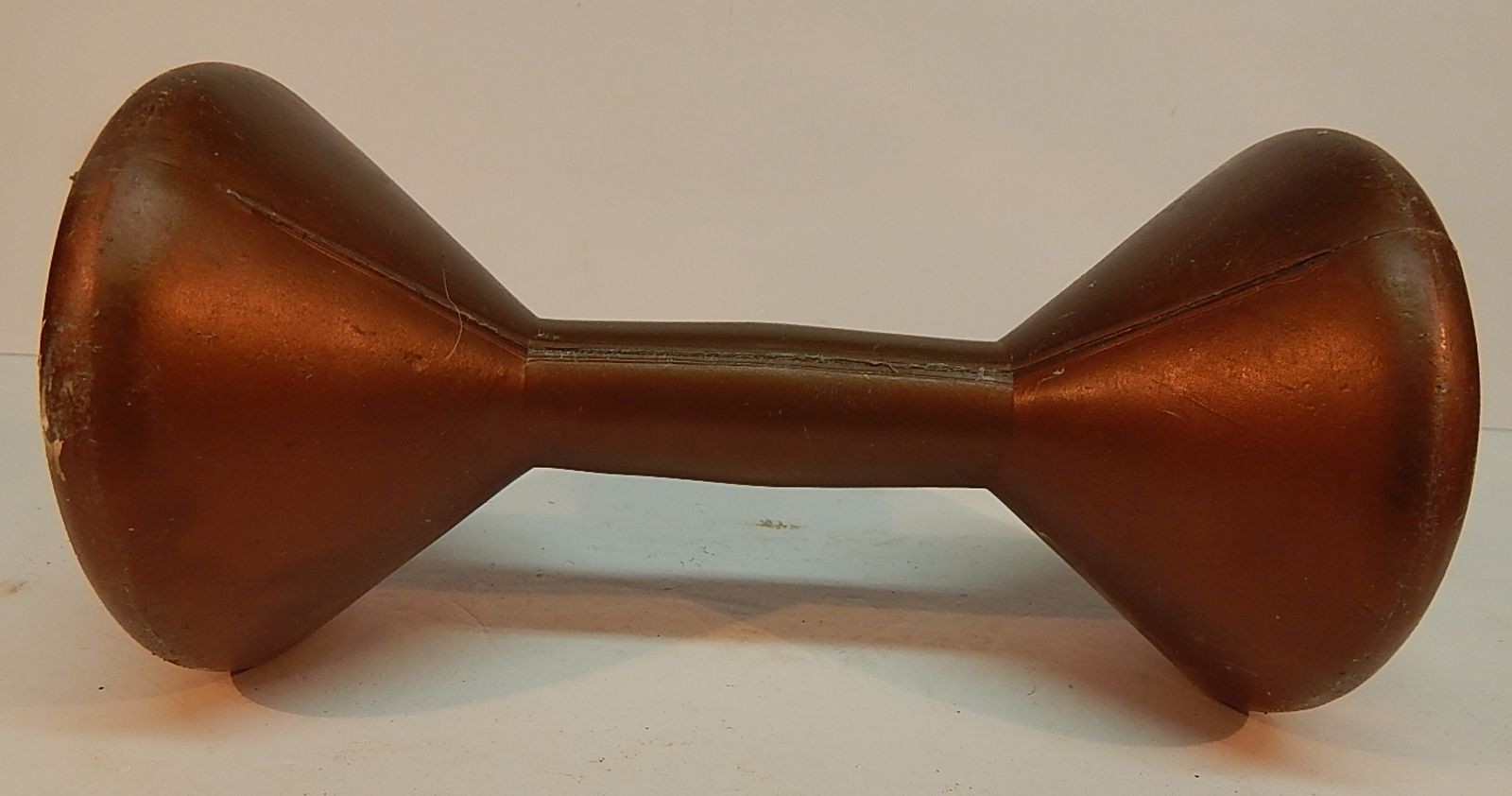 Orbatron 5# Copper-Colored Plastic Coated Dumbbell 1x x2 VGC++