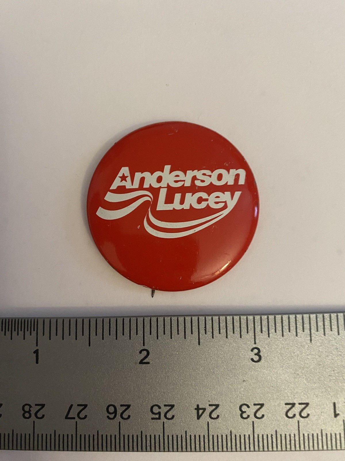 Anderson Lucey Pin Back Button P178