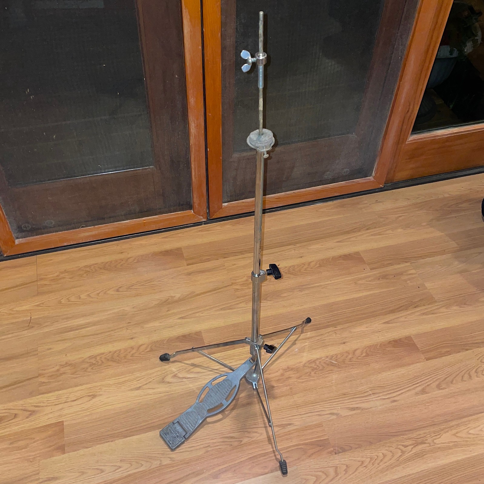 Vintage 70's  Ludwig Atlas Hi-Hat Stand Spur-Lok for Parts or Repair