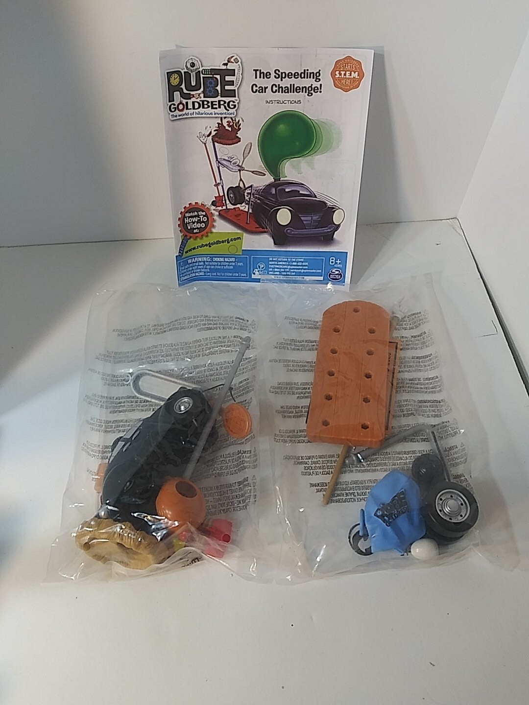 Rube Goldberg The Speeding Car Challenge Complete No Box Sealed Packages