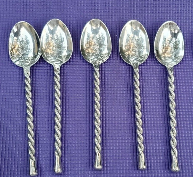 5-Towle CAROUSEL 18/10 Stainless Flatware PLACE/SOUP SPOON 8"