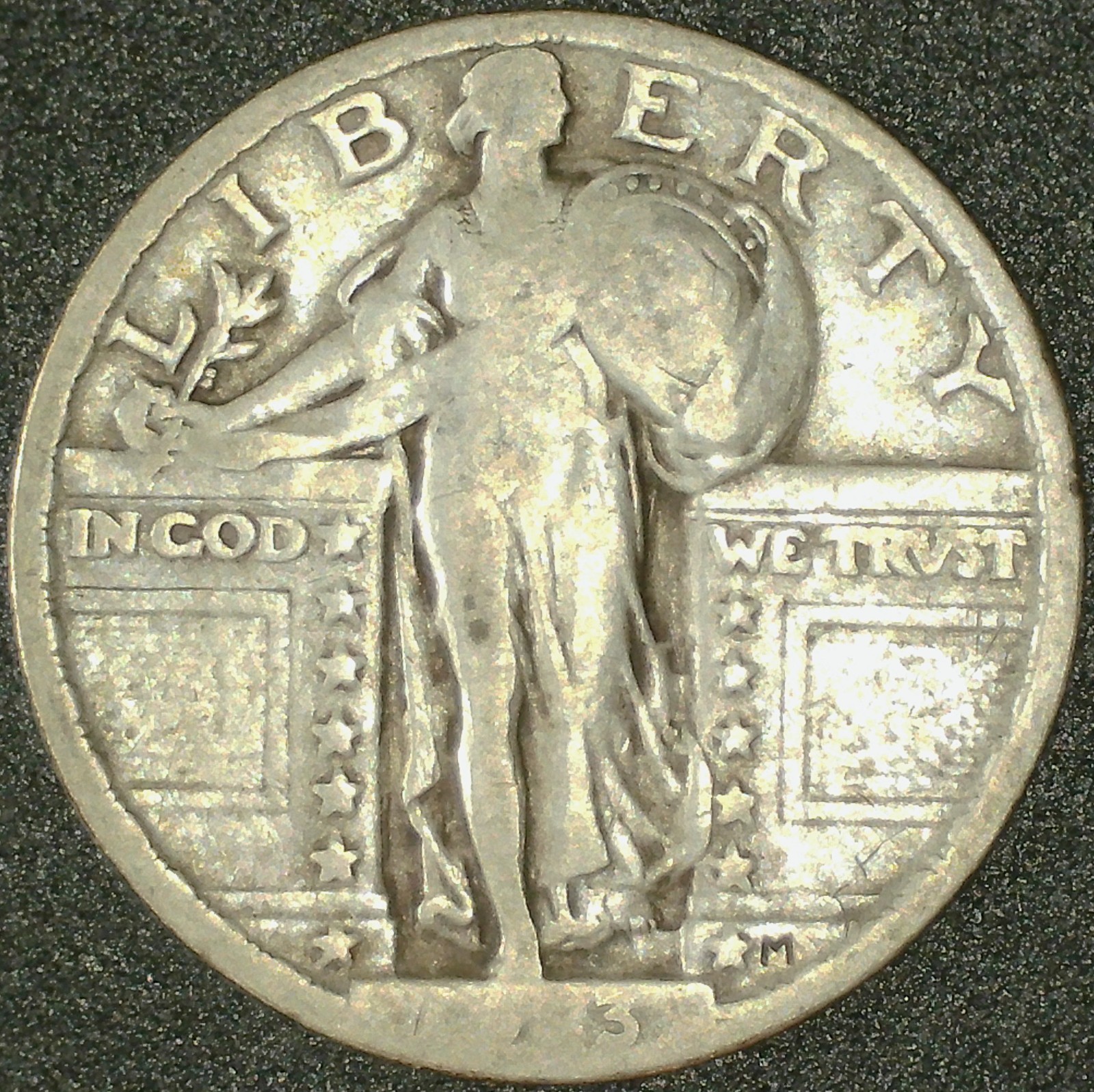 1923 Standing Liberty Quarter Very Fine VF Coin