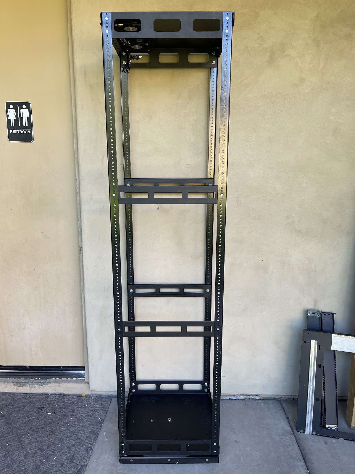 Middle Atlantic AX-SXR-43 43U Millwork & In-Wall Rotating AXS A/V Rack System