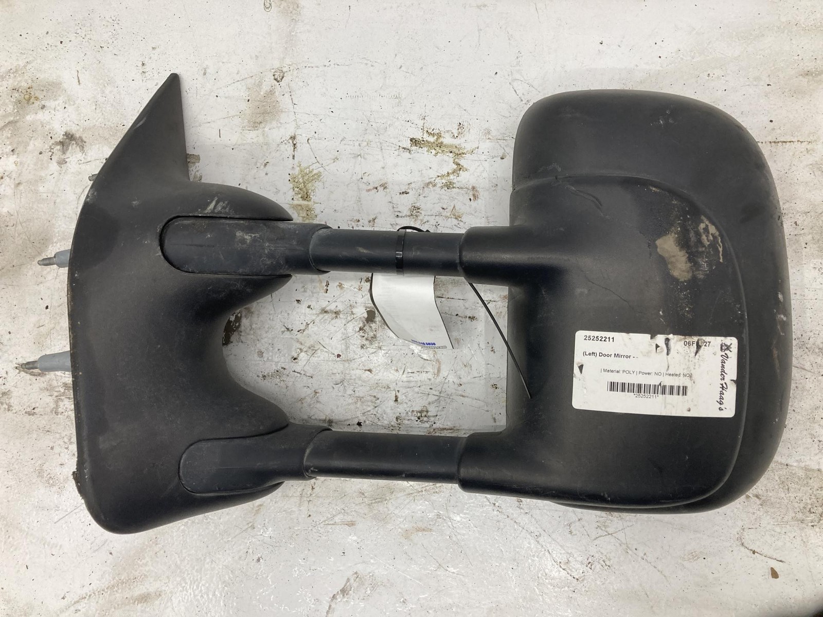 Ford E350 CUBE VAN POLY Left/Driver Door Mirror - Used