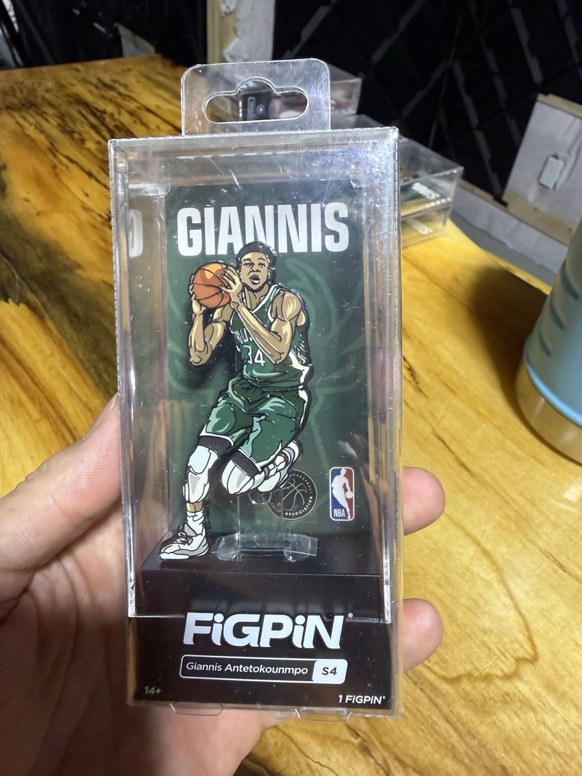 Giannis Antetokounmpo - NBA Series - FiGPiN #S4 Pin NEW MVP And NBA Champion