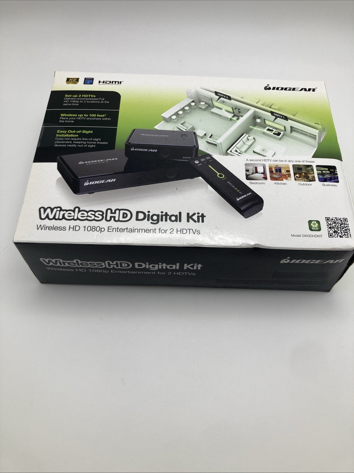 IOGEAR Wireless 3D Digital Kit with Full HD 1080P and 5.1 Channel No Remote
