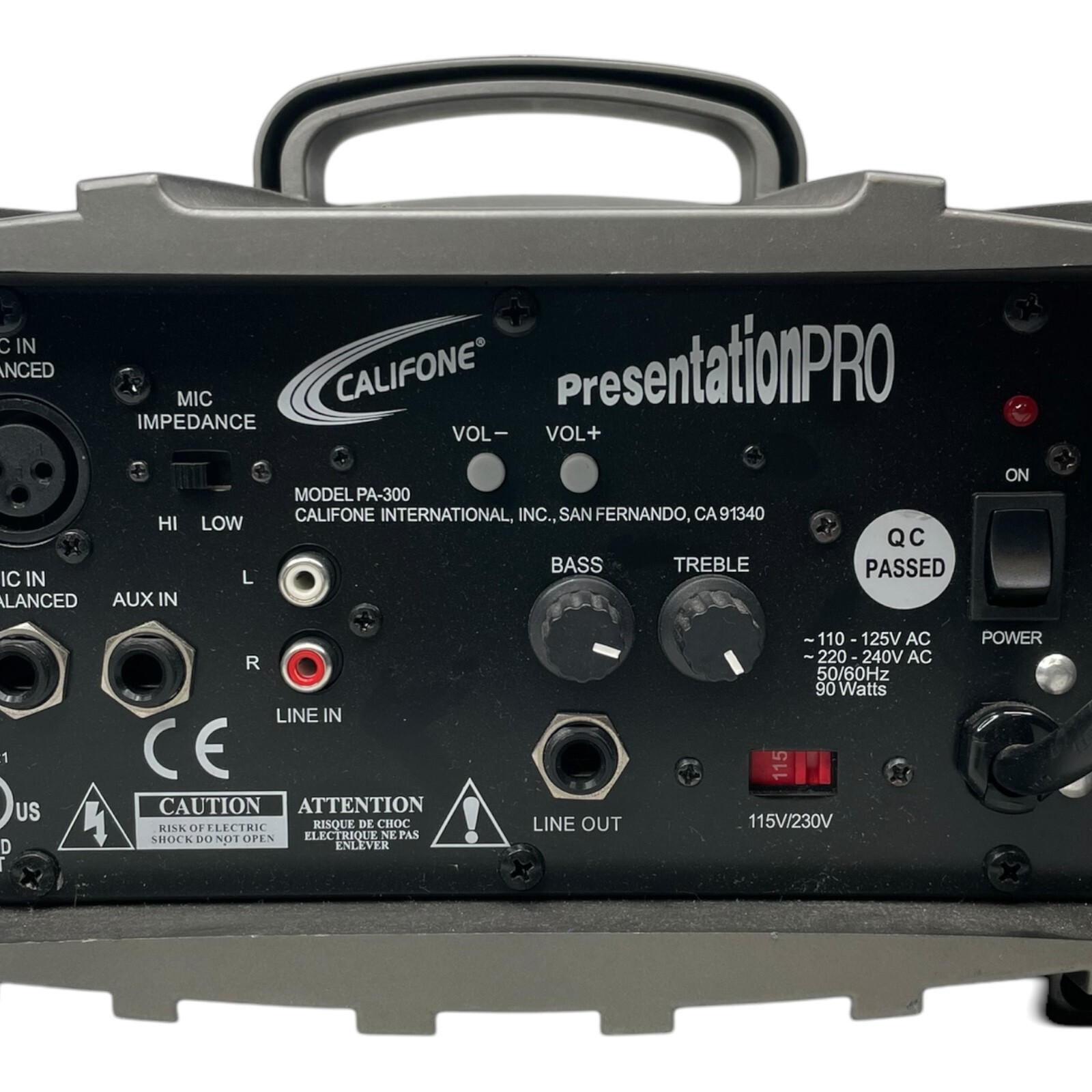 Califone PA-300 Presentation Pro Powered PA System