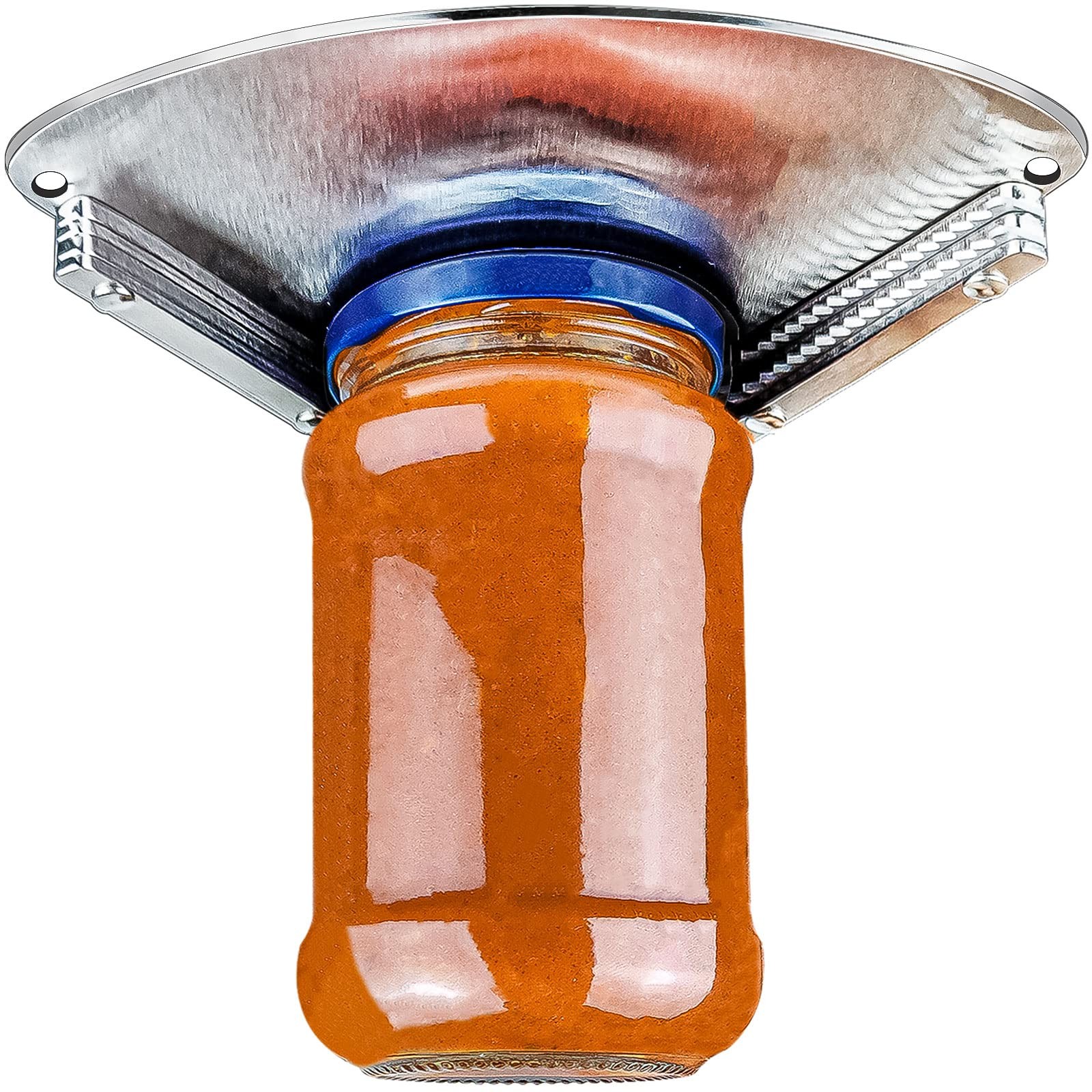 Upgraded Stainless Steel Jar Opener Fits 1" to 5" jar lids,