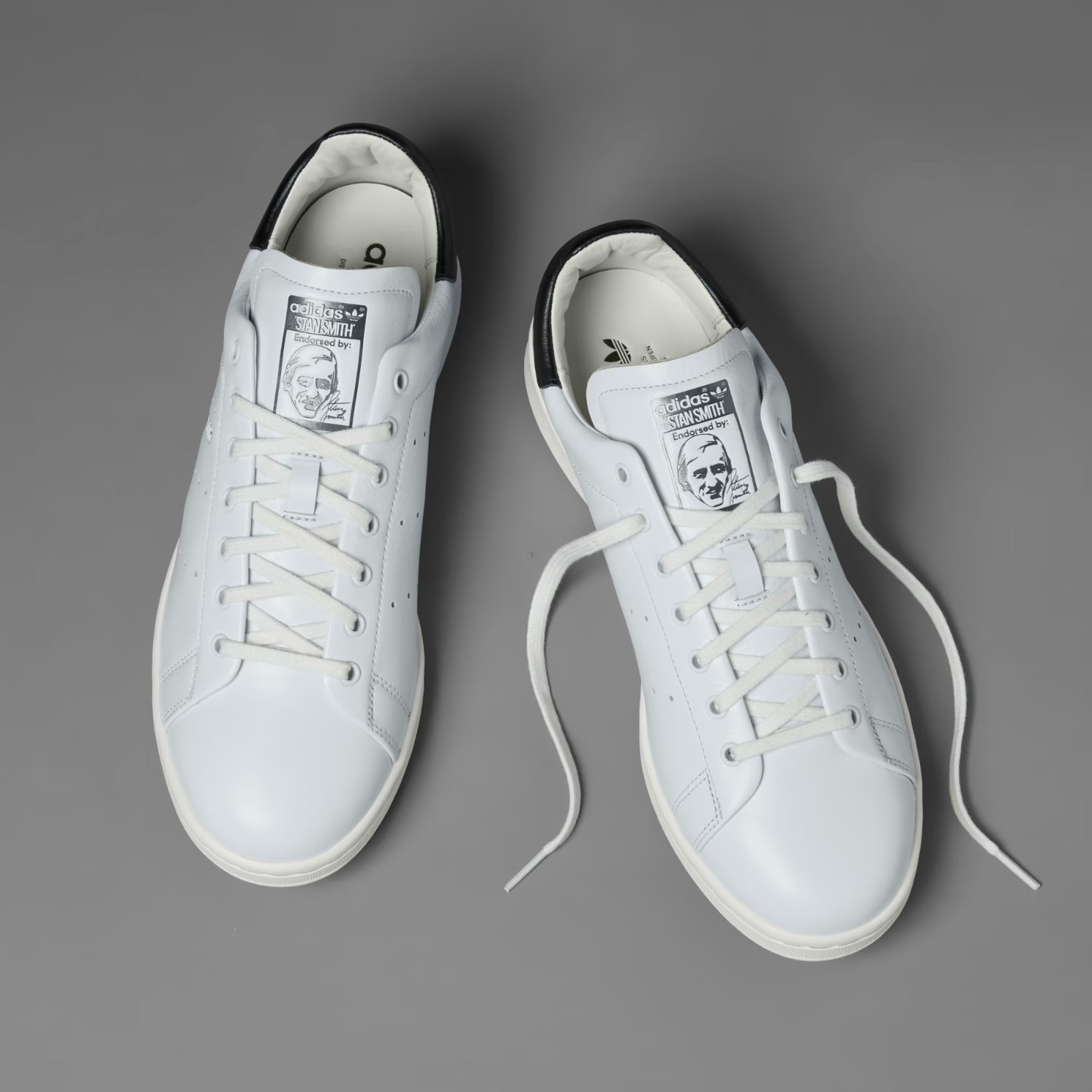adidas Originals Stan Smith Lux White Black HQ6785 Men's shoes NEW mot12
