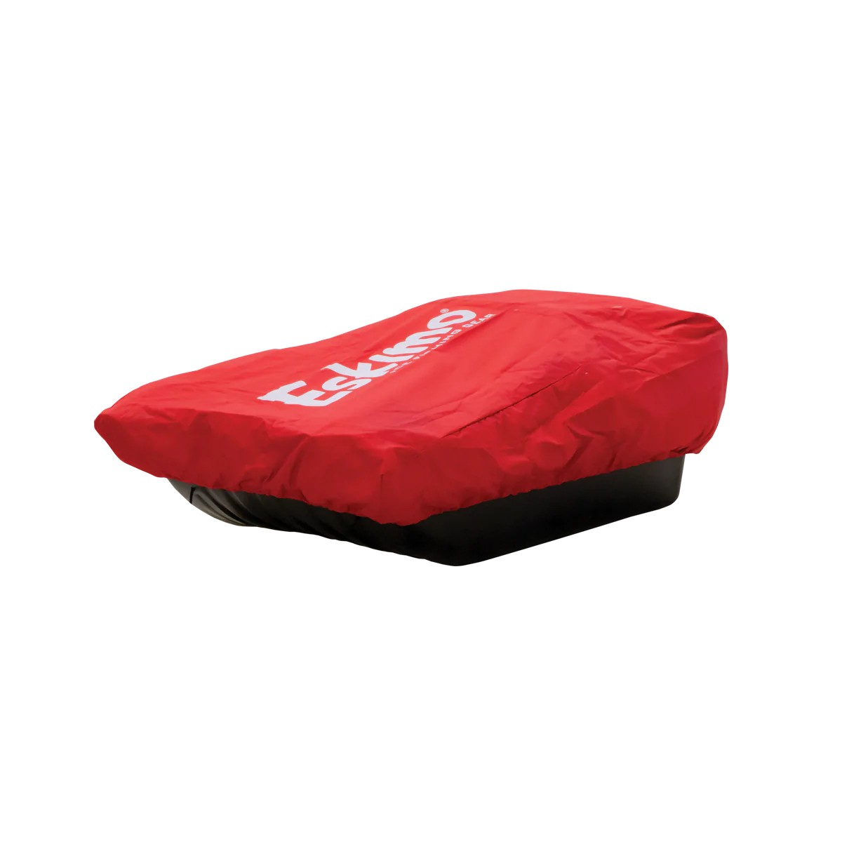 Eskimo Ice Fishing 50" Tub 1-Person Ice Shelter Travel Cover in Red
