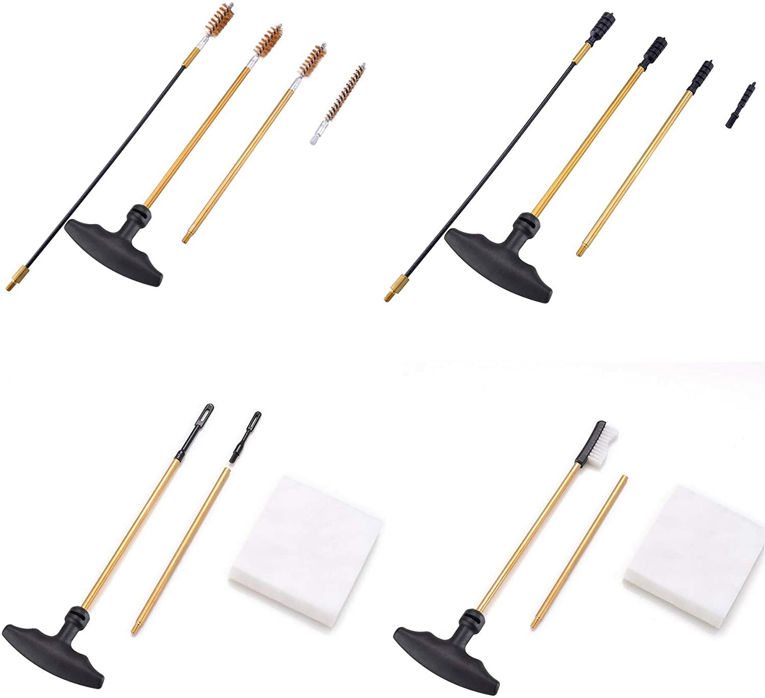Pistol Cleaning kit .22.357.38 9mm.45 .40 Caliber Cleaning Tools Oil Bottle