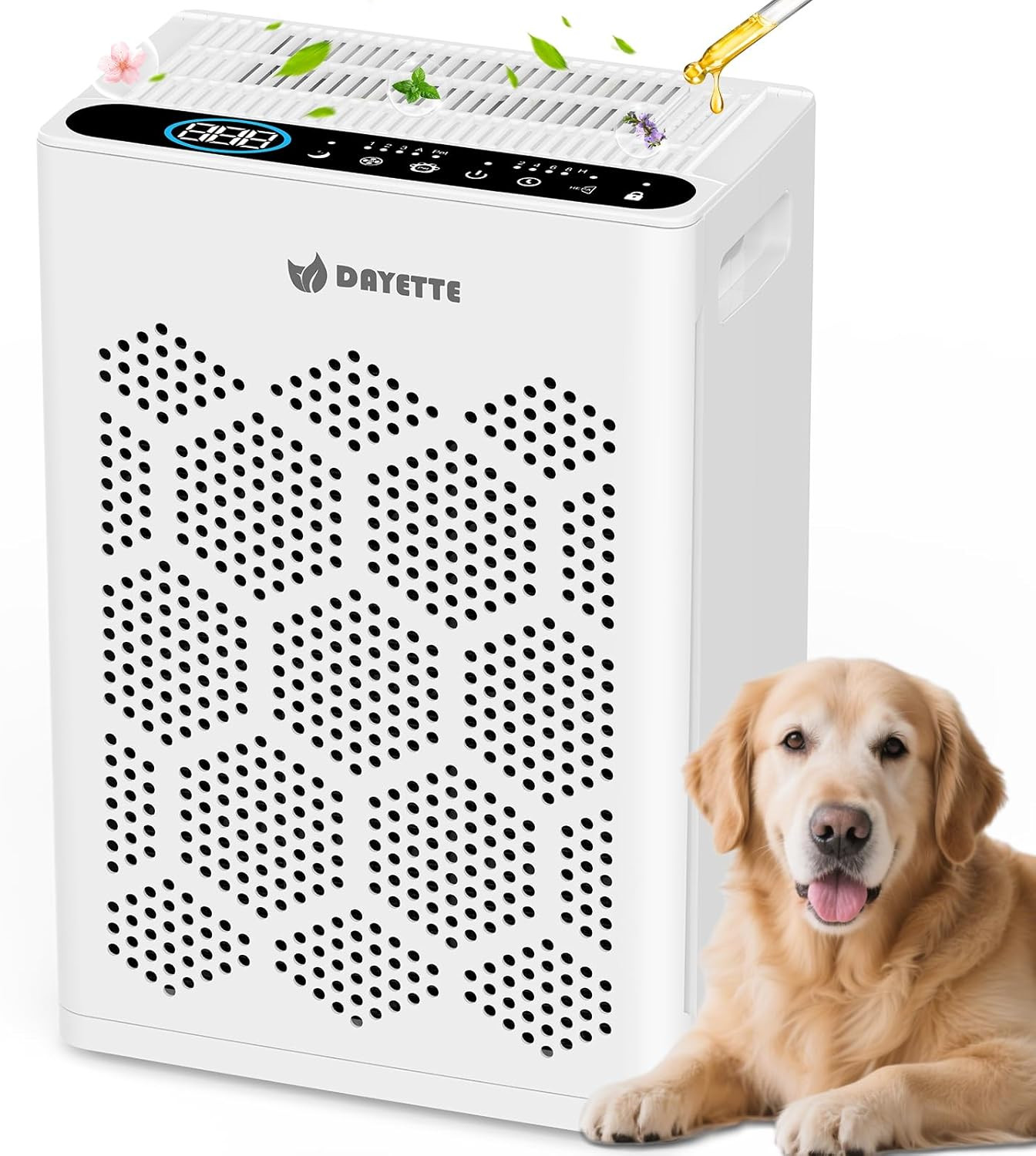 Air Purifiers for Home Large Room up to 2400 Ft² with HEPA 14 Filter, Pet Air Pu