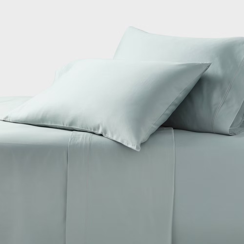King 800 Thread Count 4pc Hotel Collection Sheet Set Single Baratta Light