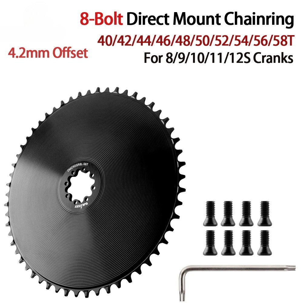 4.2mm Offest 8-Bolt Closed Chainring 40-58T for 9/10/11/12S Narrow Wide Sprocke