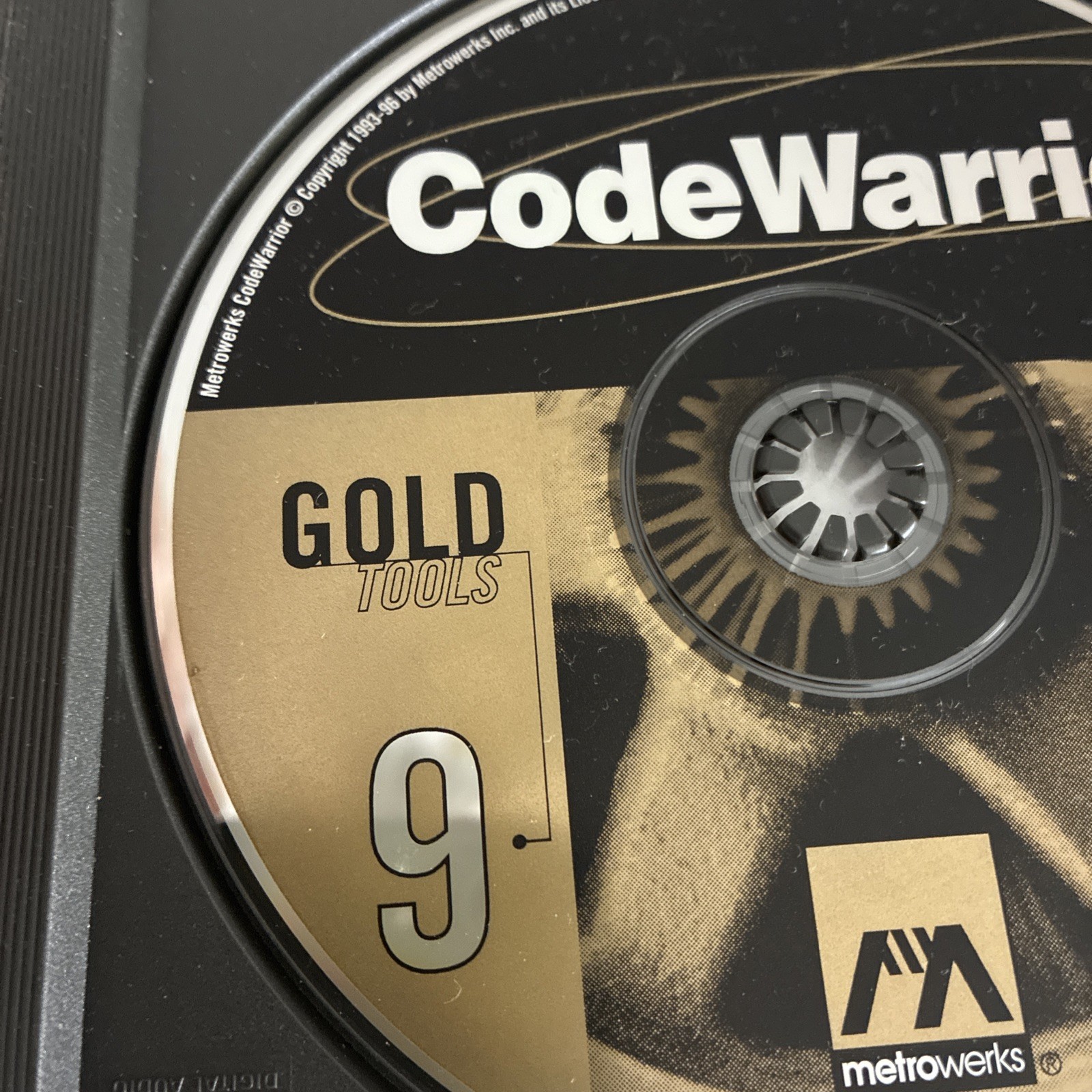 MetroWerks CodeWarrior 9 Gold Tools & Reference CDs, 1996, for Mac OS, No Key