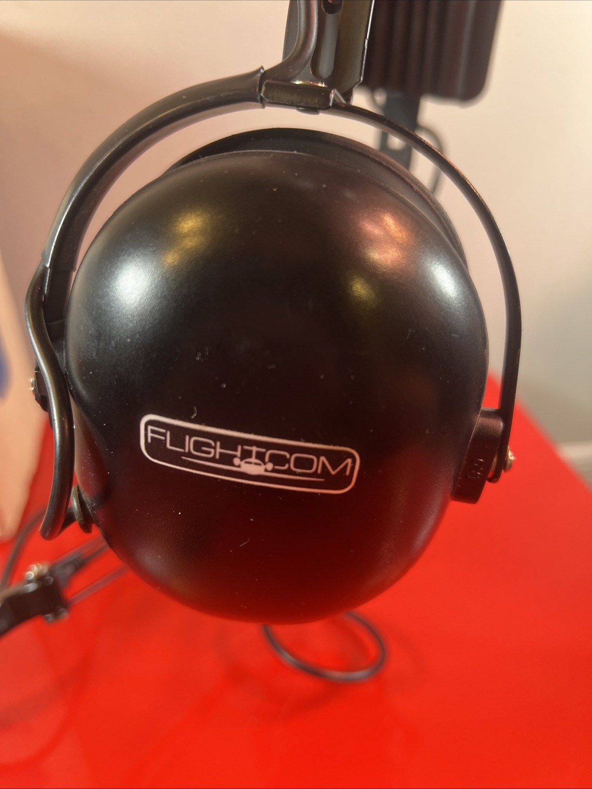 Flightcom Model 4D Aviation Headset w/ Box *Tested