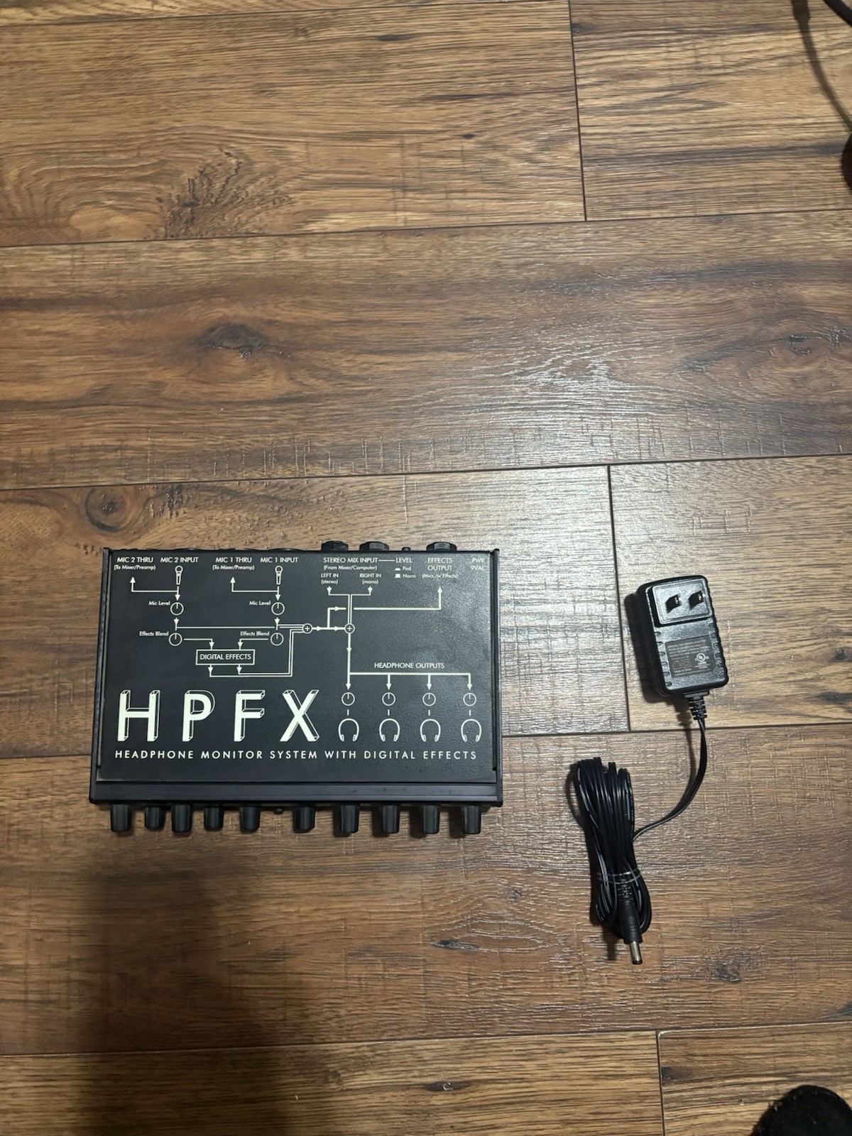 ART HPFX Digital Headphone Monitor System, Rack Mount, Reverb, XLR/TRS Ports