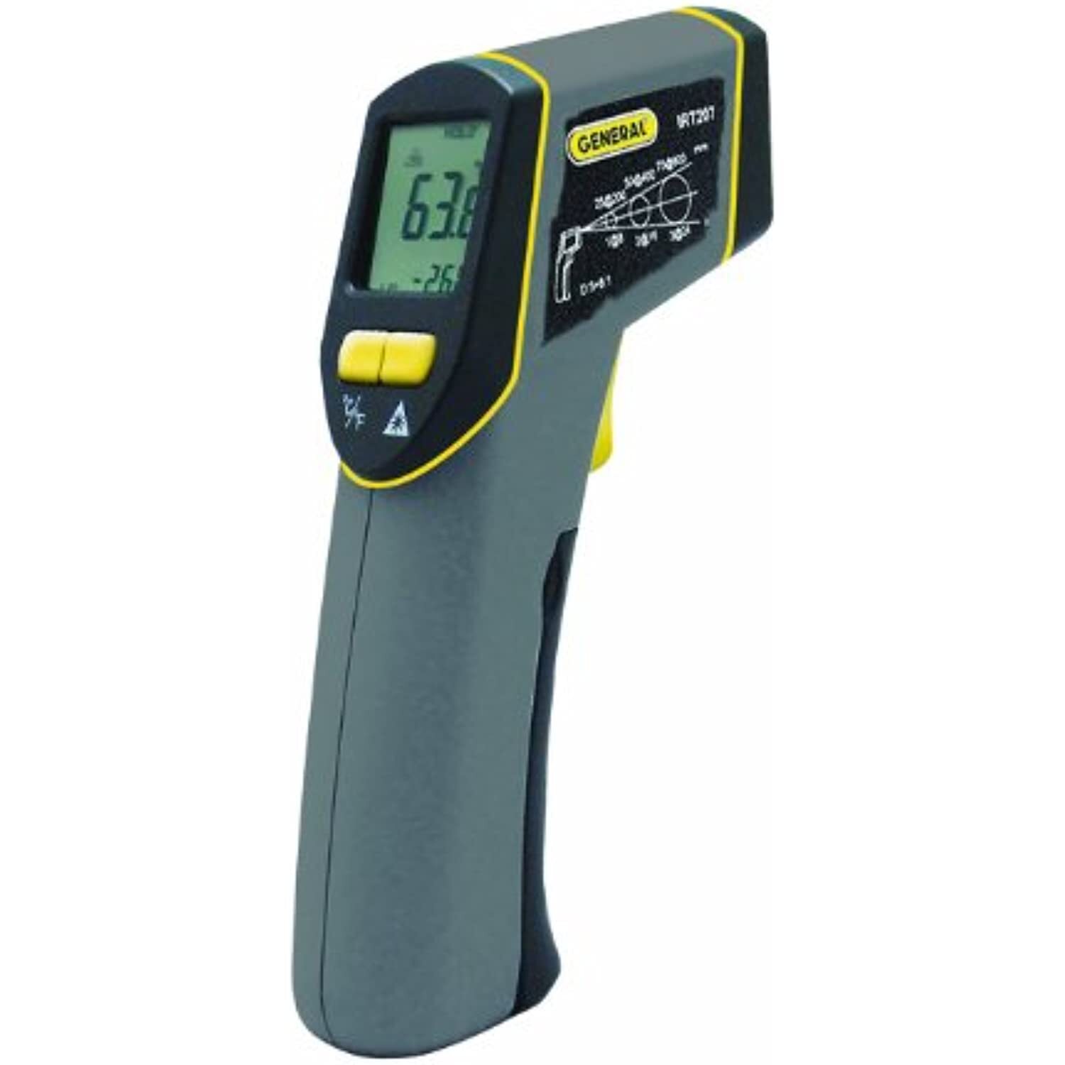 General Tools Non-Contact Digital Laser Temperature Gun, Thermal Detector, -4 to