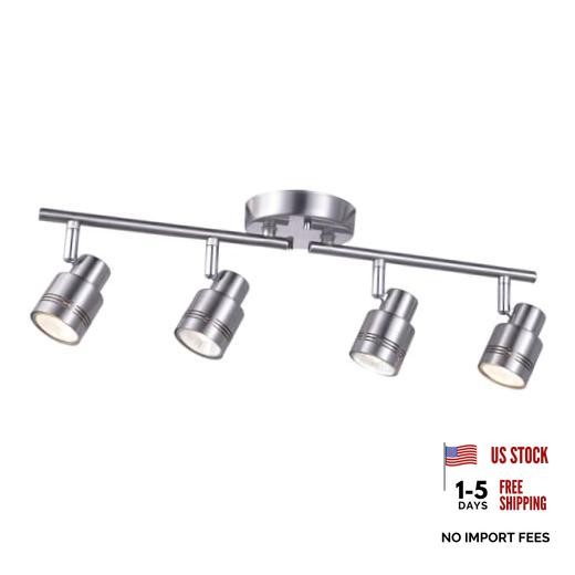 4 Light Modern Track Lighting Kit Flexibly Adjustable Bar with Multi