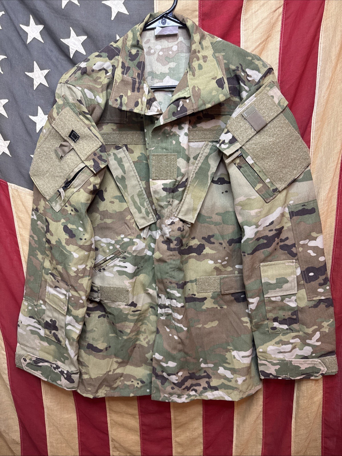 Small Long - Army Coat Top Aircrew Combat Flight Uniform OCP Multicam D994