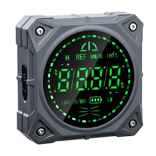 Professional Digital Angle Finder, 4-side Strong Magnetic Angle Gauge, ±0.2°