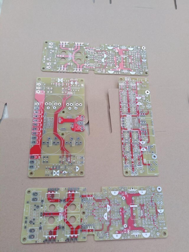 HiFi Stereo 3B SST2 Power Amplifier Board PCB +PSU PCB+ Input Switch PCB
