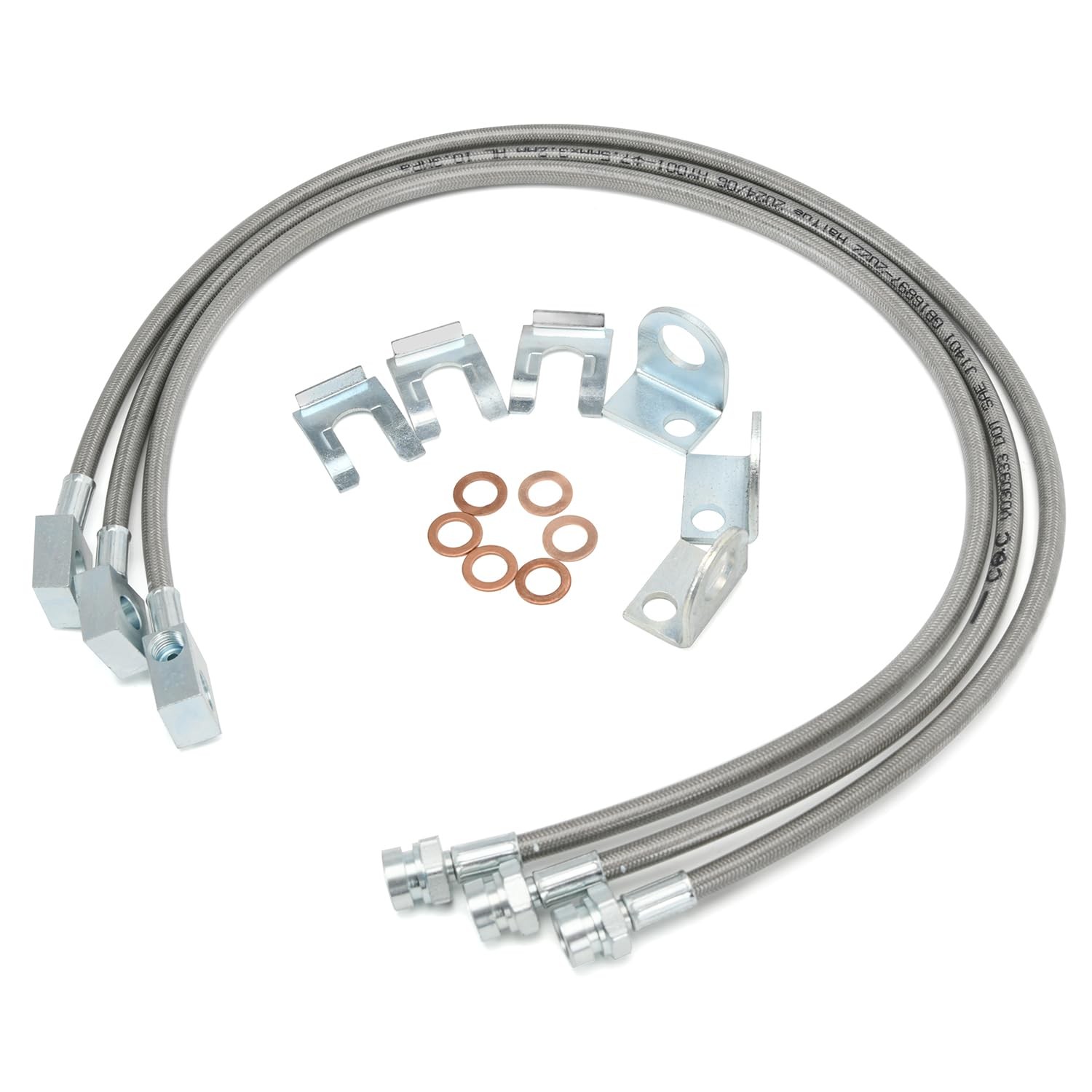 Stainless Steel Extended Front and Rear Brake Lines Kit 89715 Brake Line