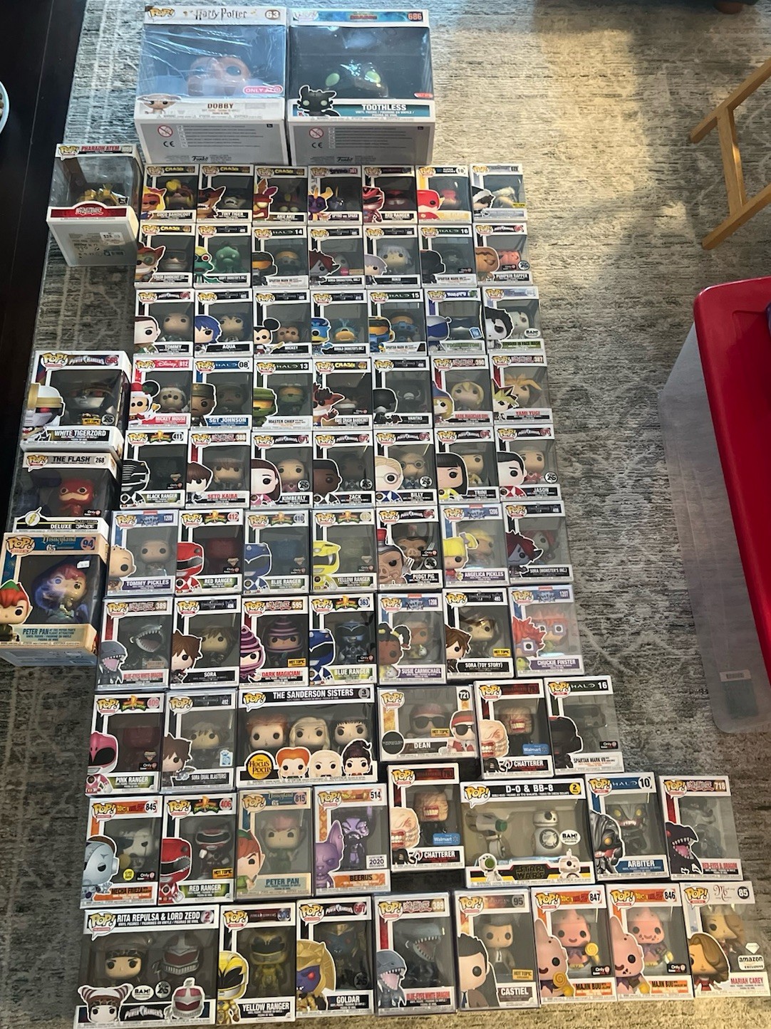 Funko Pops - If you want all, it would be $1600 OBO. Almost perfect condition.