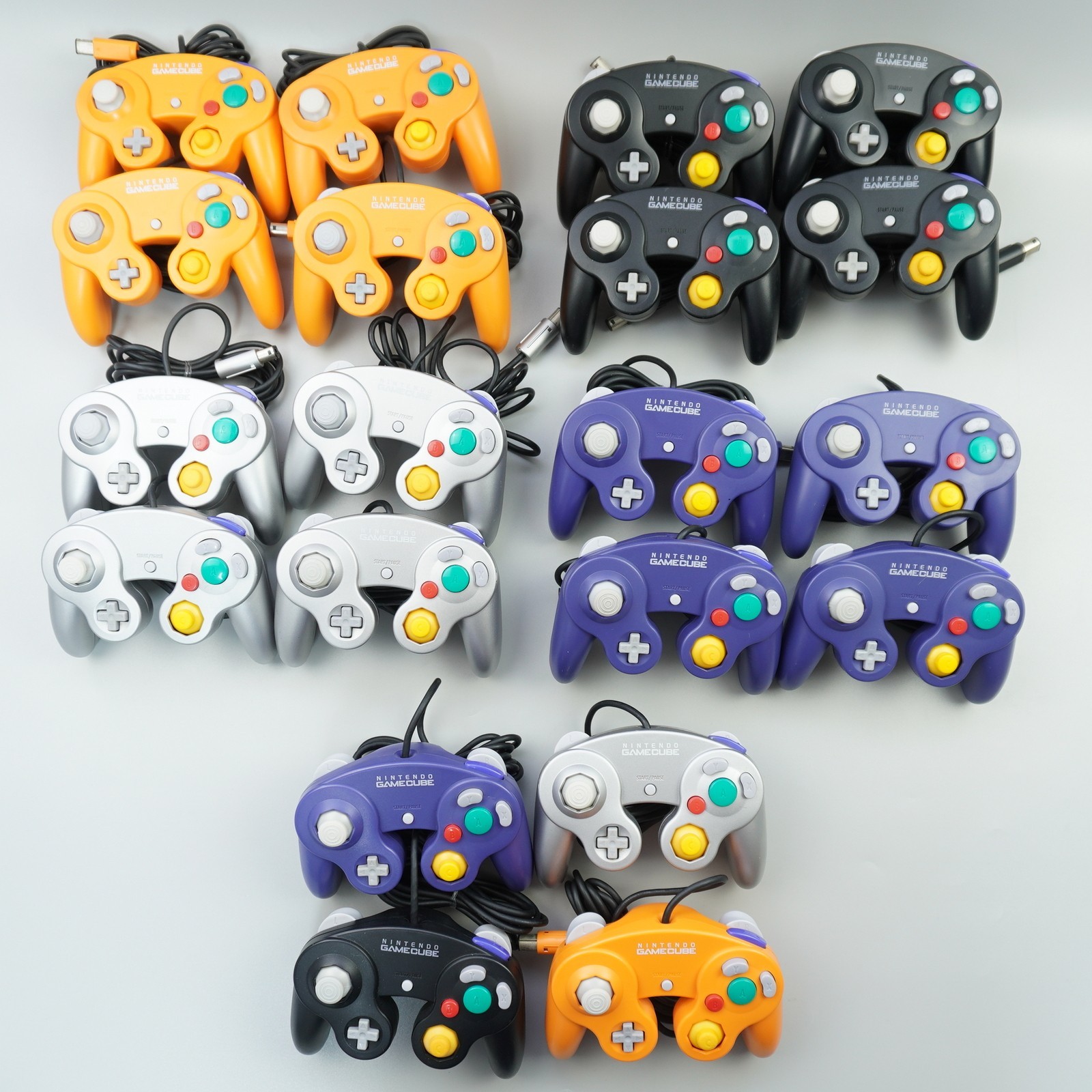 Lot 4 Nintendo GameCube Controller DOL-003 Official Original Genuine [Very Good]