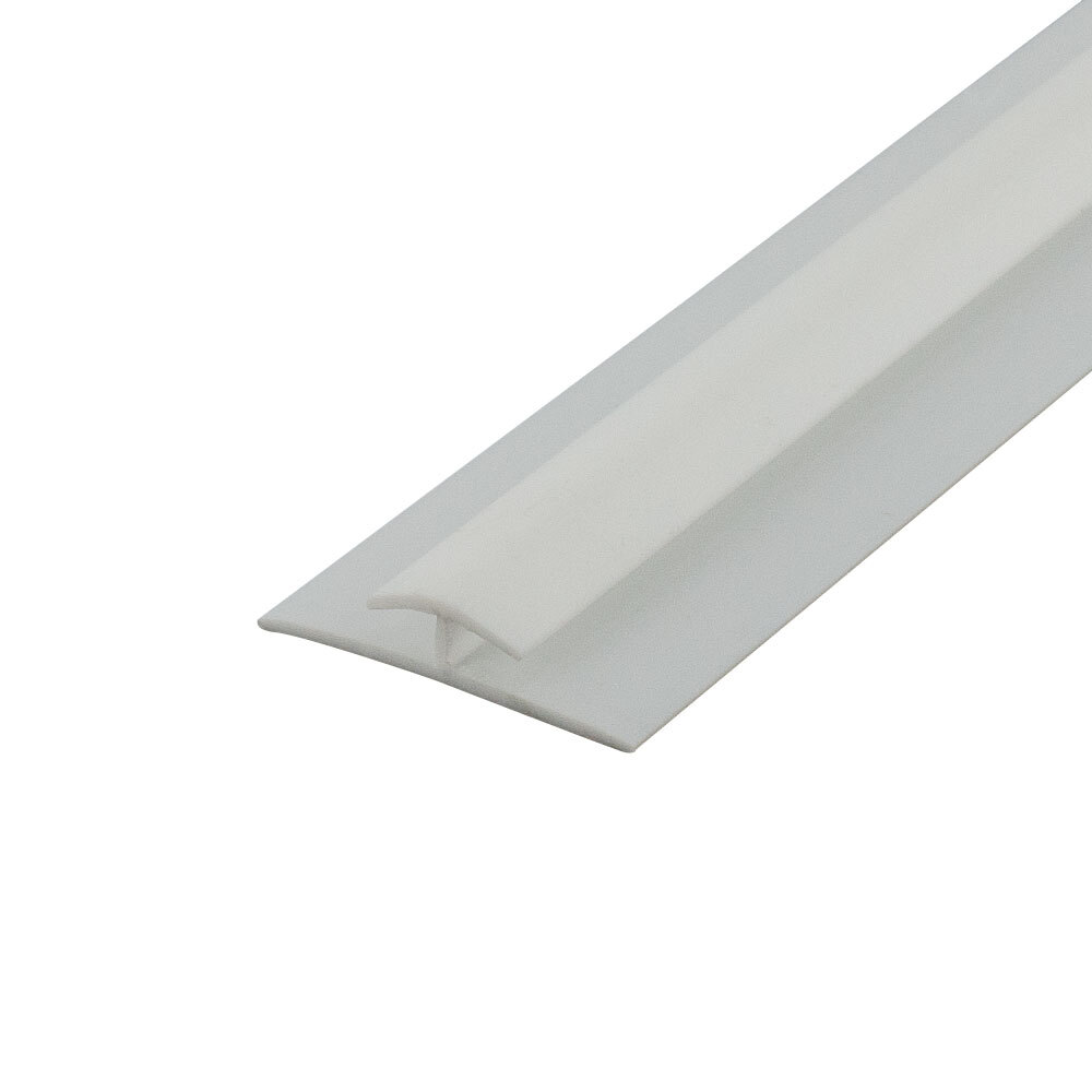 Outwater 1/8" White Styrene Plastic H Channel Divider Mldg - Size Options
