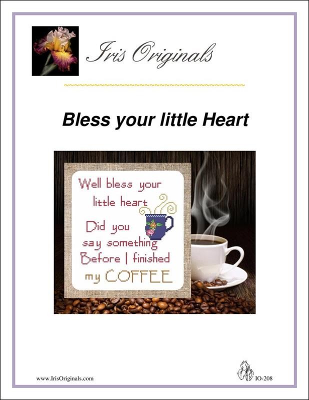 Iris Originals - Bless Your Little Heart - Cross Stitch Chart