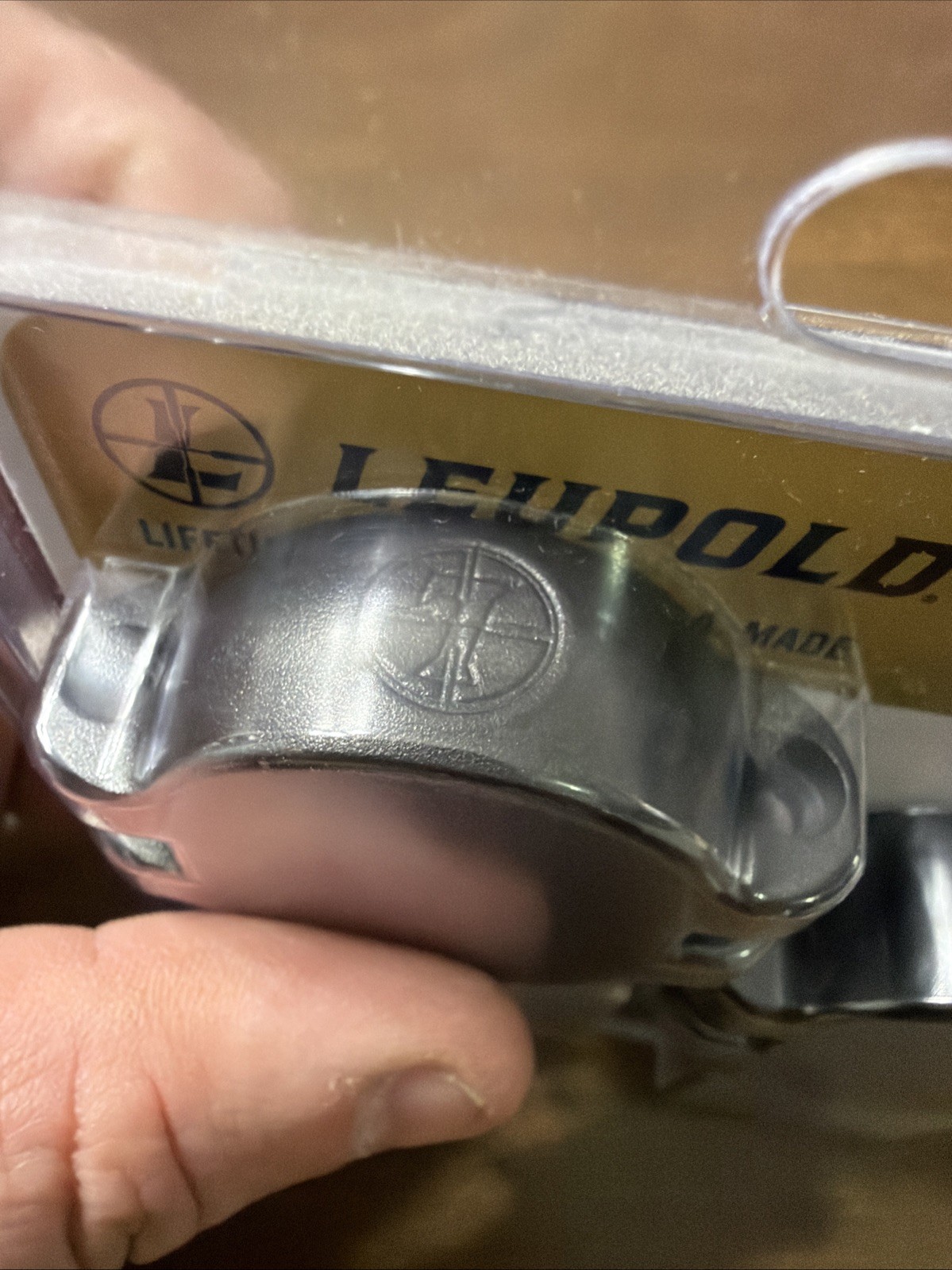 NOS LEUPOLD 34mm Dual Dovetail Medium Matte Scope Rings 173547 “L” Engraved