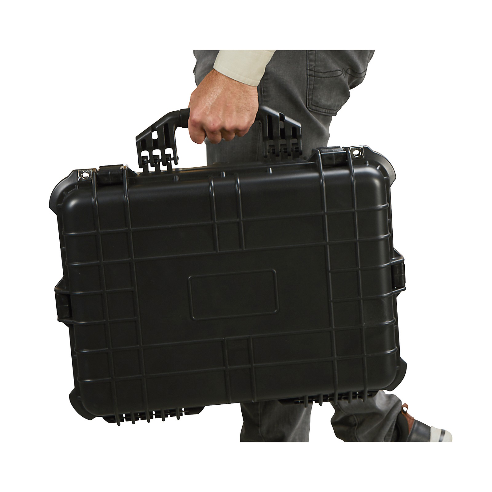 Strongway 20in. Protective Storage Case, IP65 Water Resistant, Black
