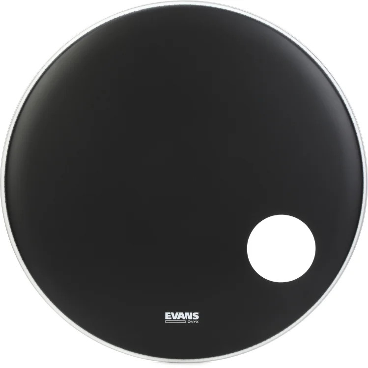 Evans EQ3 Onyx Resonant Bass Drumhead - 26 inches
