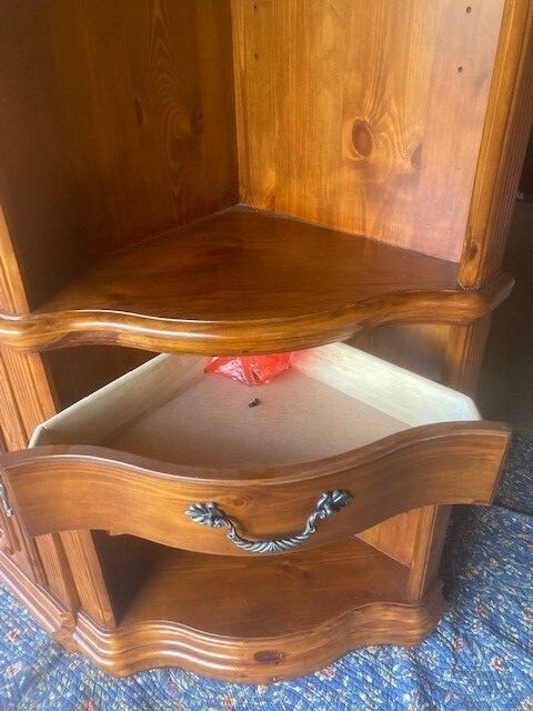 Entertainment wall unit or dining room display case and cabinet