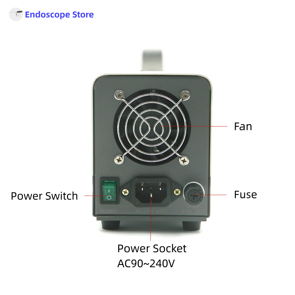 Mini Medical LED Endoscope Handheld Cold Light Source Match WOLF Customized