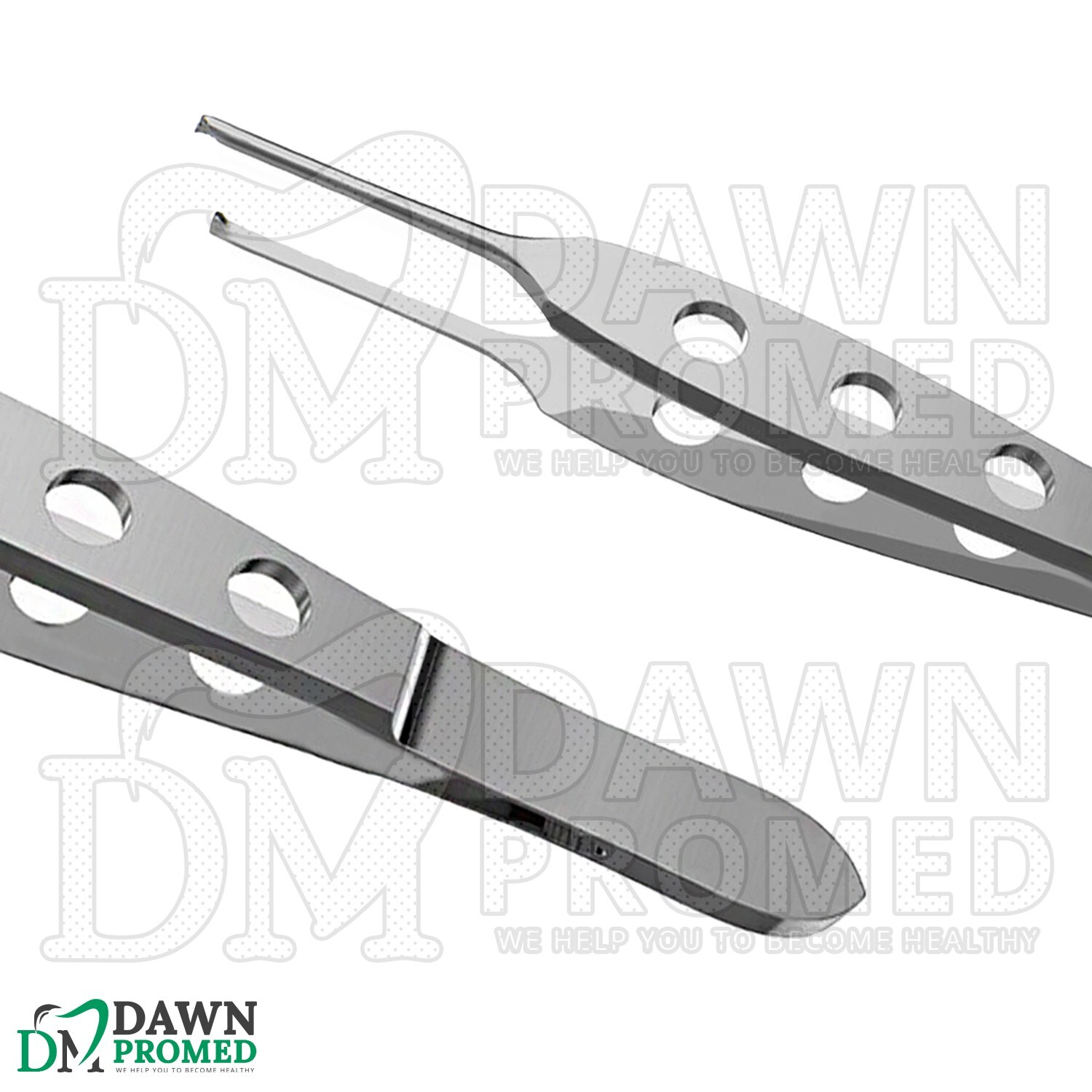 Bishop Harmon Micro Tissue Forceps 1x2 Teeth 0.3mm Delicate 3.5" Eye Instrument