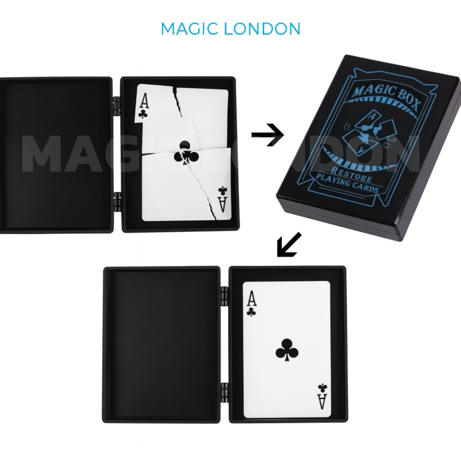 New Version Card Restored Box Mysterious Magic trick Amazing