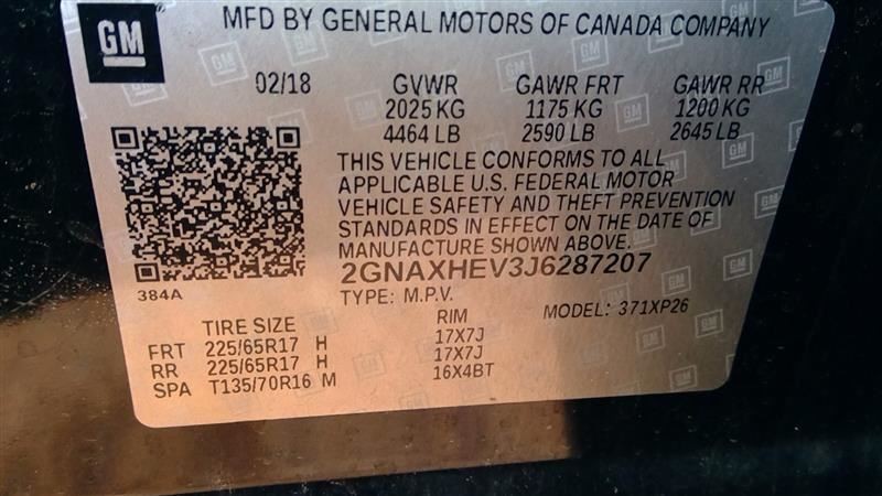 Driver Left Front Spindle/Knuckle Fits 18-19 Chevy Equinox OEM