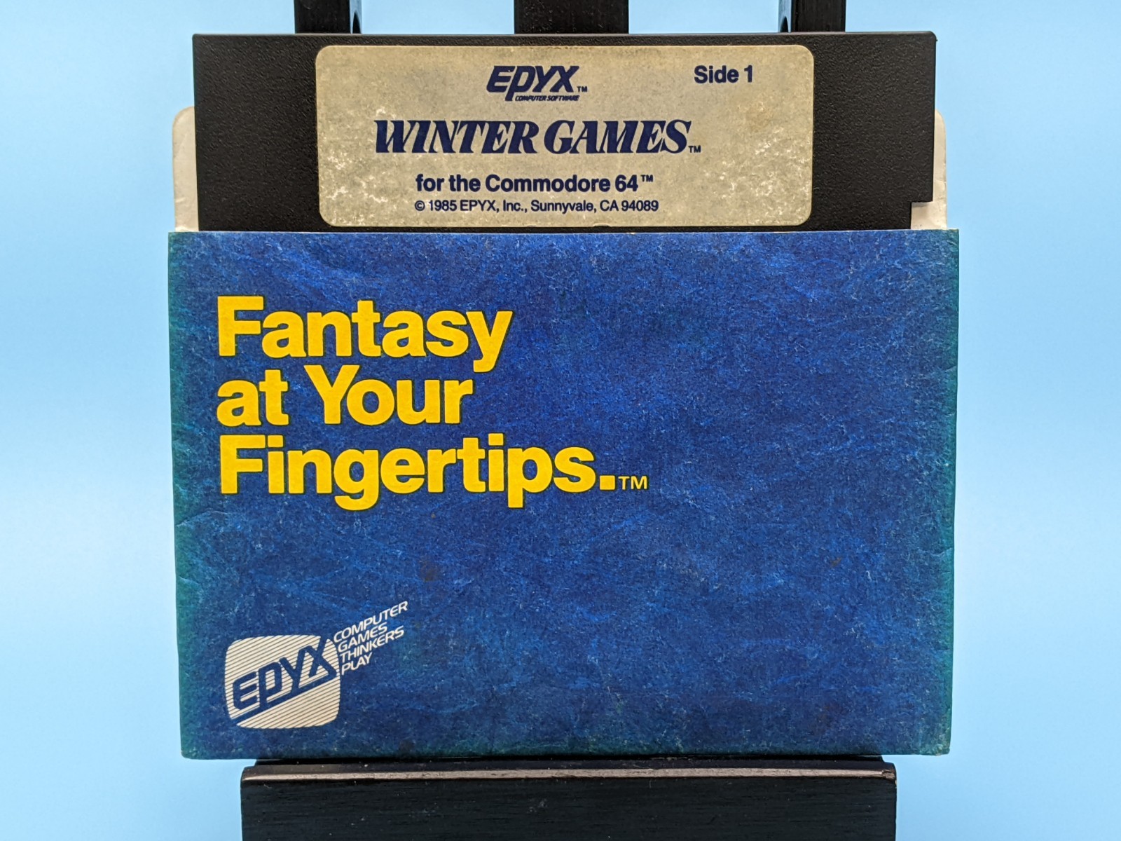 Winter Games Epyx 5.25 Floppy Commodore 64/128: Vintage Software 1985 / Untested