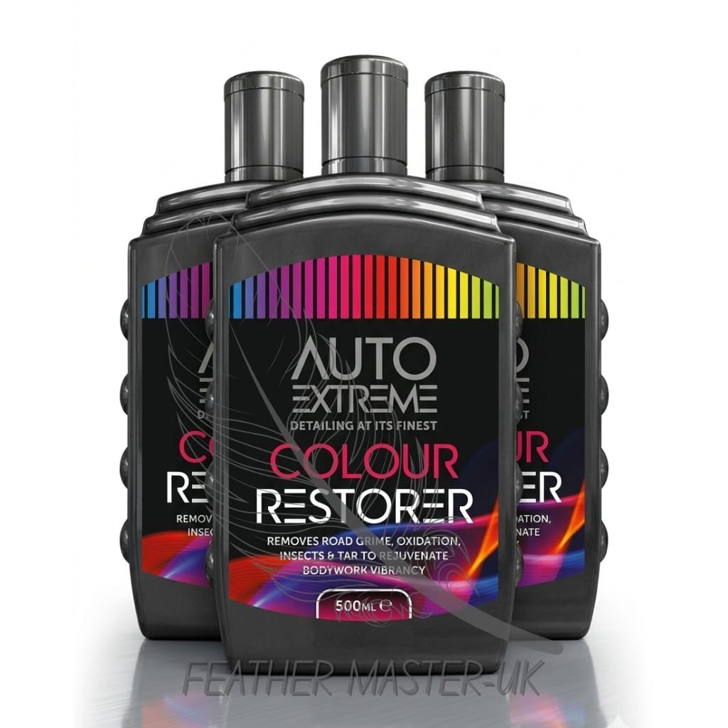 3x 500ml Auto Extreme Colour Restorer Car, Van & Bike Paintwork Renovator