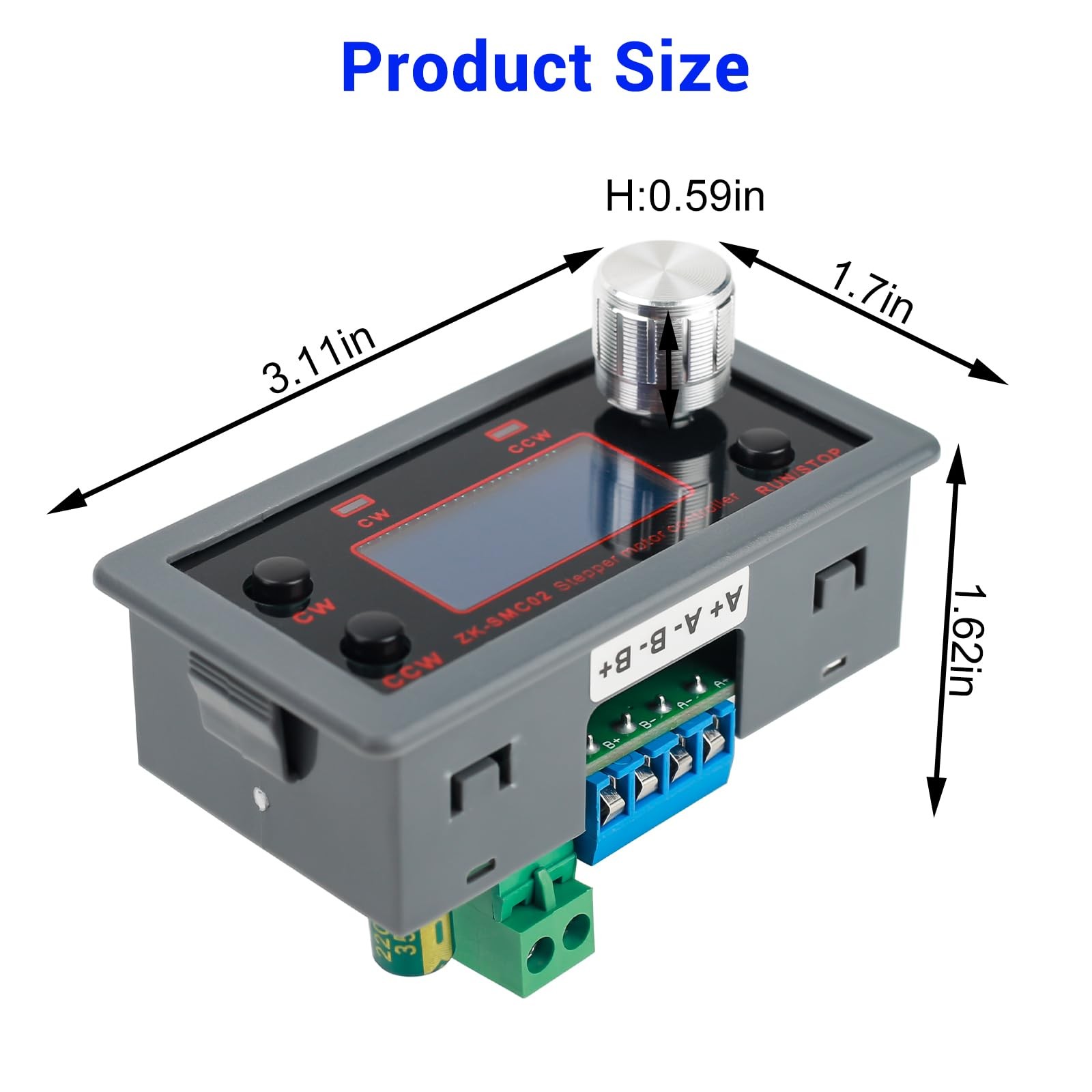 42 57 Stepper Motor Driver Controller for NEMA 17 23, Integrated Stepper Driv...