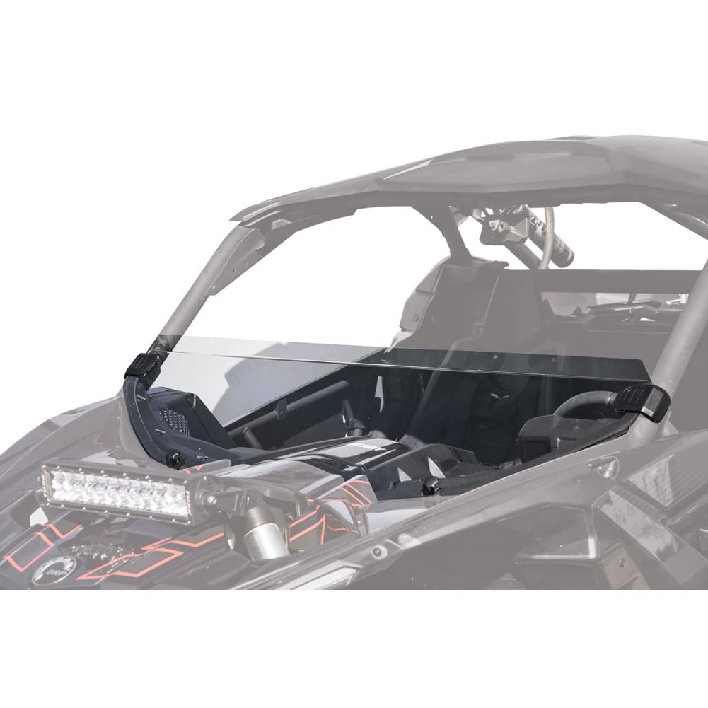Tusk Removable Half Windshield Clear For Can-Am Maverick X3 Max X RS Turbo R