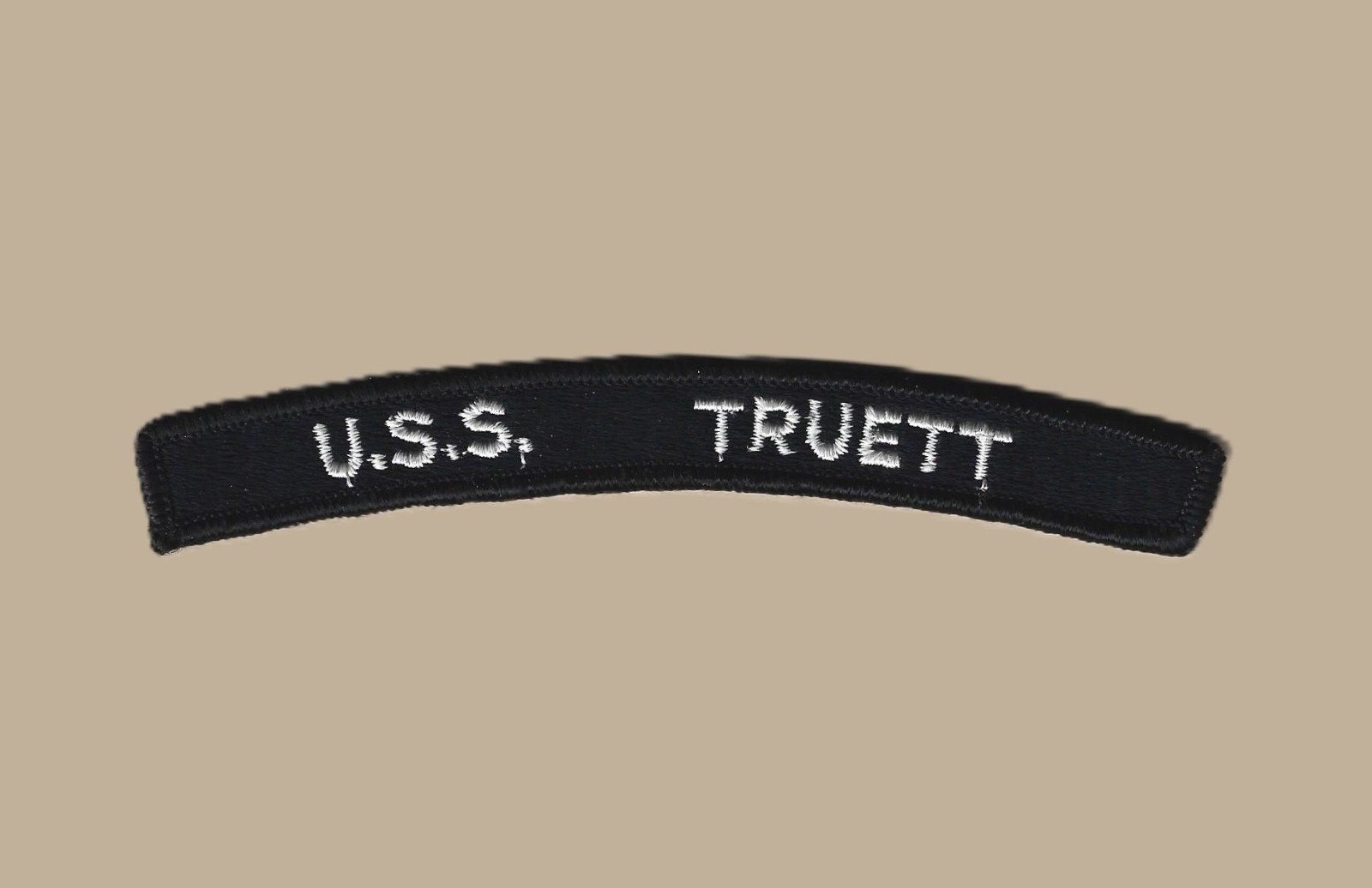 US Navy FF-1095 USS Truett Frigate UIM Shoulder Rocker Tab (01)
