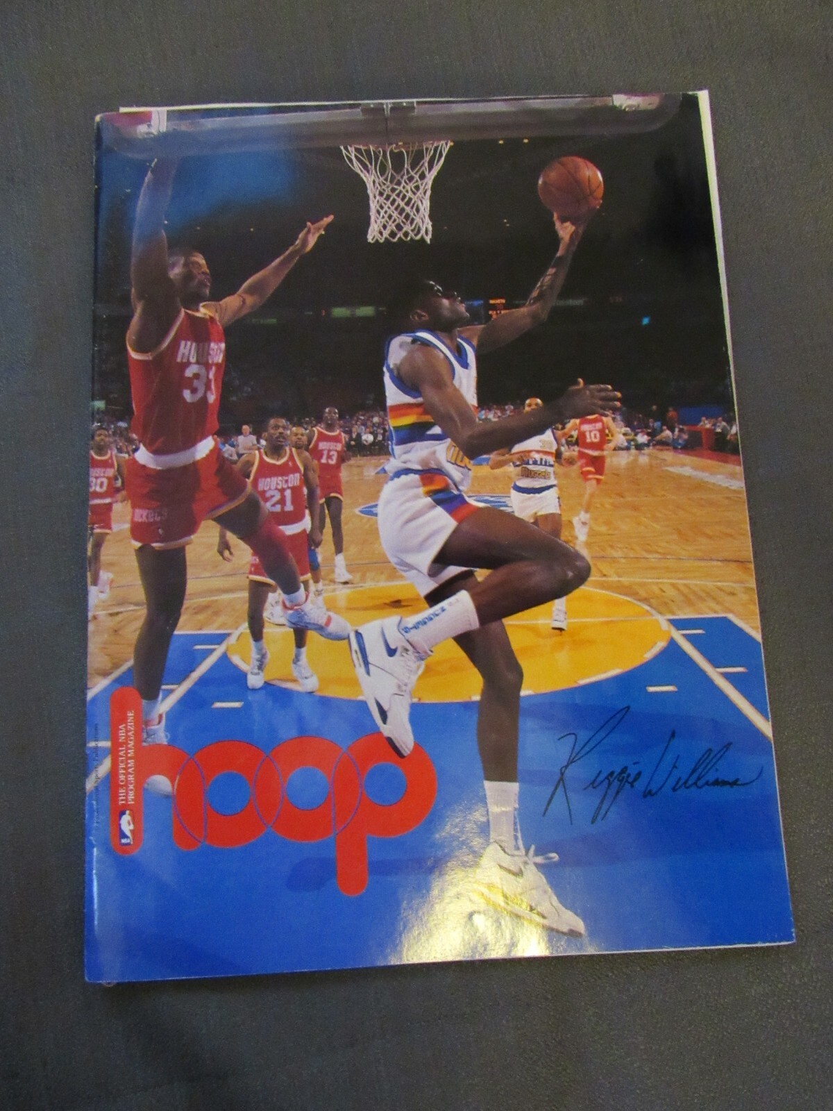 1991-92 Denver Nuggets vs. Orlando Magic Program Reggie Williams