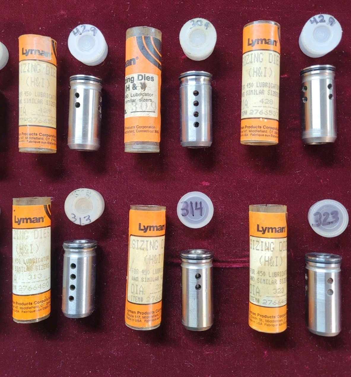 Lyman & RCBS Lube Sizer / Sizing Dies. New & Used Available. Many Sizes!